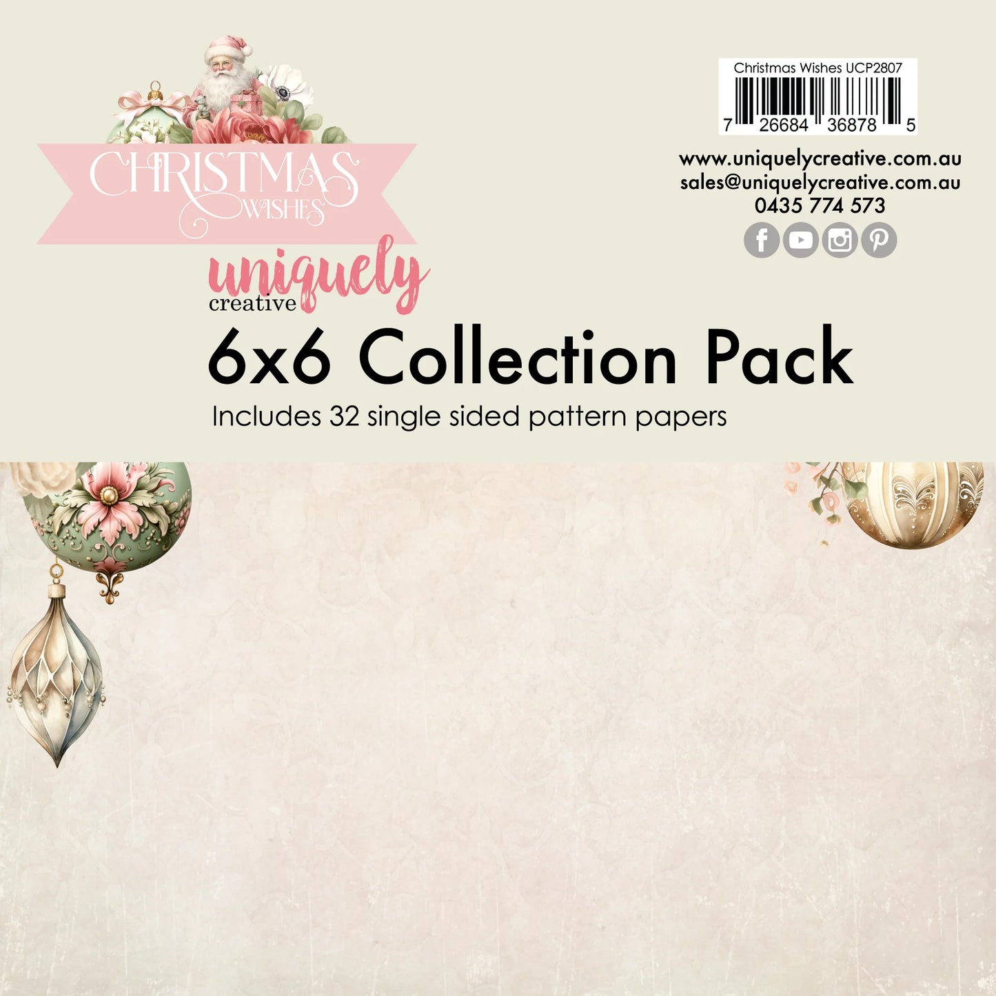 Christmas Wishes 6 x 6 Collection Pack