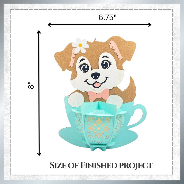 CrafTreat DIY Paper Lanterns - Pup in a Cup