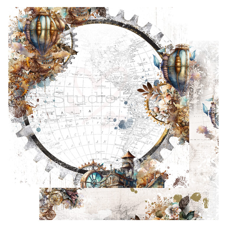 Double Sided Patterned Papers (SOLD BY THE SHEET) - Destination Unknown