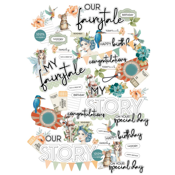 Enchanted Forest Characters Vellum Creative Cuts