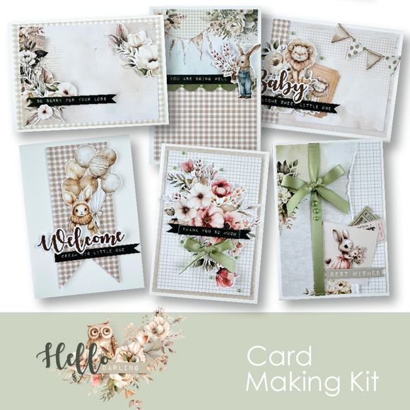 Hello Darling card making kit