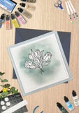LetterPress Metal Impression Plate - 6 - Missing You Floral