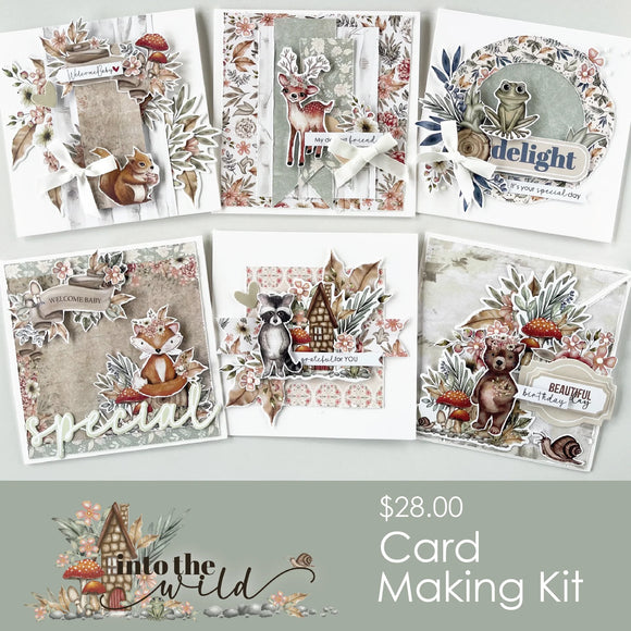 Into The Wild Card Making Kit