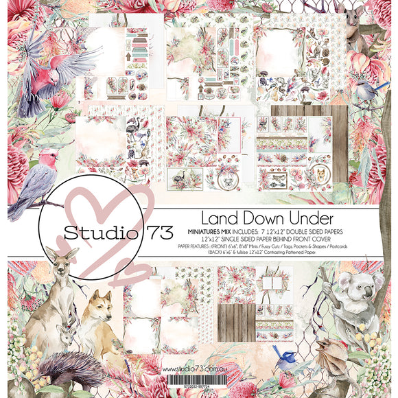 Double Sided Patterned Papers (SOLD BY THE SHEET) - Land Down Under