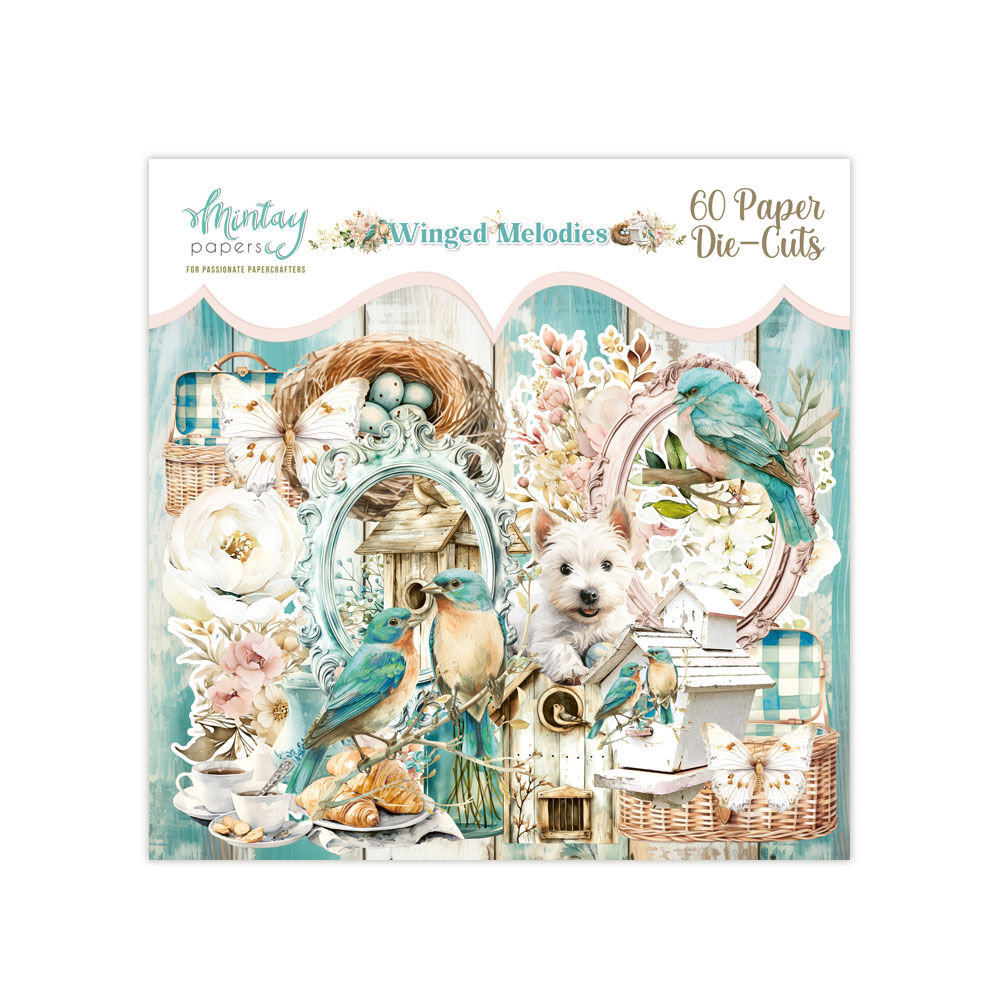 Mintay Papers Die Cuts 60/Pkg Winged Melodies