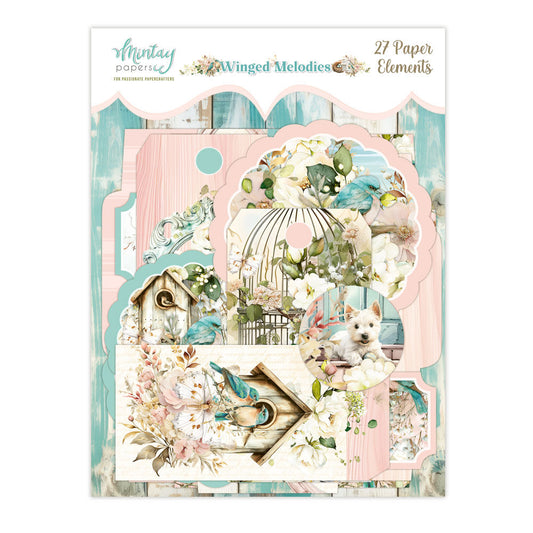 Mintay Papers Elements 27/Pkg Winged Melodies