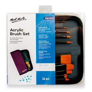 Acrylic Brush Set Signature 11 pc