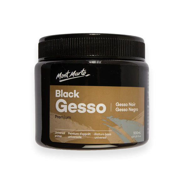 Black Gesso 500ml (16.9 US fl.oz)