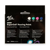 SuperCell Pouring Paint 4pcx60ml-Tropical Ocean
