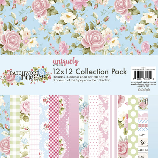Patchwork Roses 12 x 12 Collection Pack