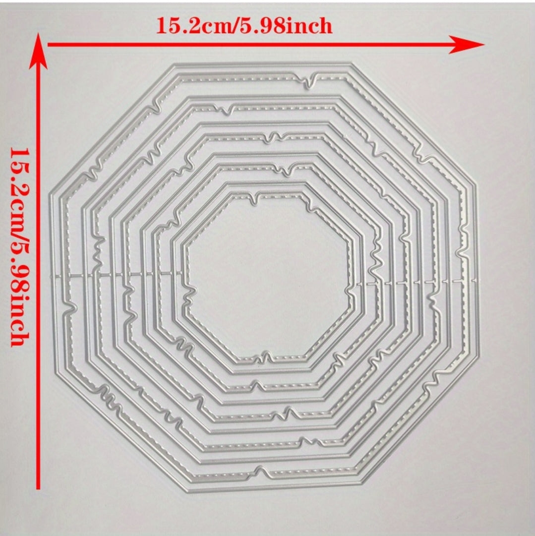 Ripped Edges Octagon Die