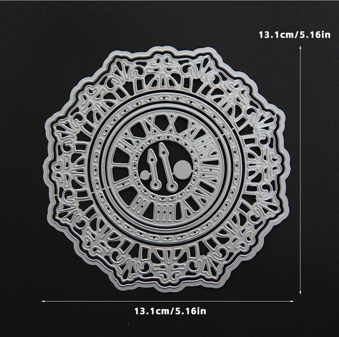 Lace Clock Die