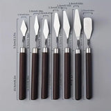 7-Piece Stainless Steel Palette Knife Set 2