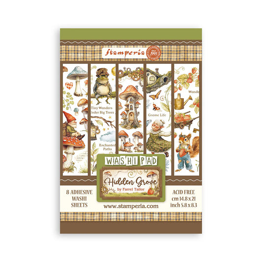 Stamperia Hidden Grove A5 Washi Pad Sheets