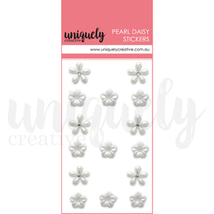 Pearl Daisy Stickers - Pearl