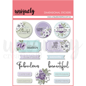 Wisteria Lane Dimensional Stickers