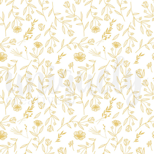 12 x 12 Botanical Foil Acetate