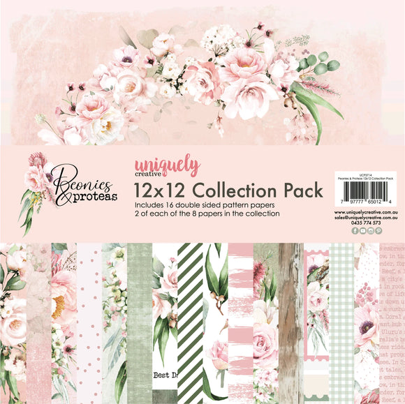 Peonies & Proteas 12x12 Collection Pack