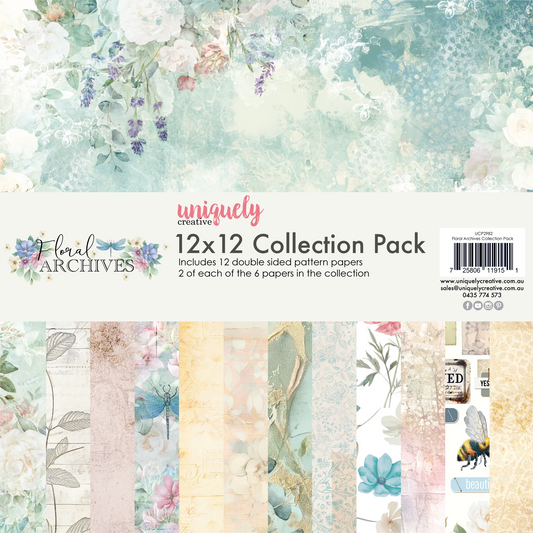 Floral Archives 12x12 Collection Pack
