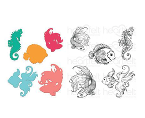 Under the Sea Cling Stamp Set