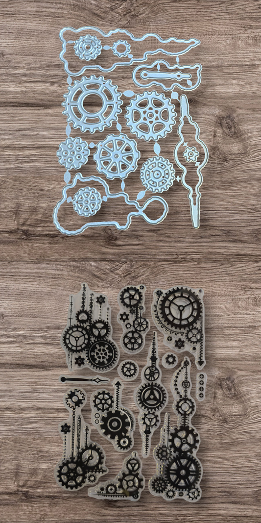 Gear Die and Stamp Set – 16cm x 11cm