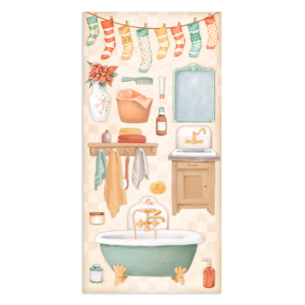 Collectables 10 sheets 15x30,5 (6”x12”) - All Around Christmas