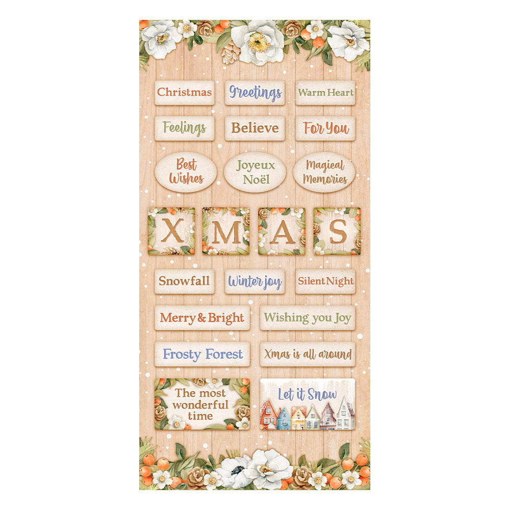 Collectables 10 sheets 15x30,5 (6”x12”) - All Around Christmas