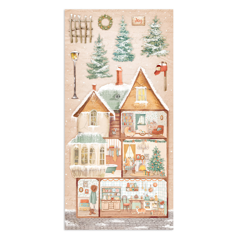 Collectables 10 sheets 15x30,5 (6”x12”) - All Around Christmas