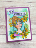 Stamp Set - You Go Girl - My Princess Portrait - 2pc