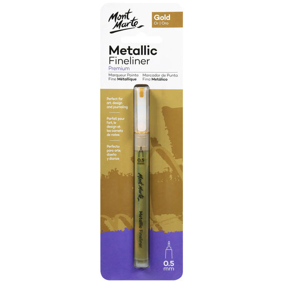 Metallic Fineliner Premium 0.05mm - Gold