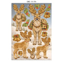 Stamperia Junk Journal Focus Points A5 Pad, Backgrounds & Cut-Outs - Silent Night