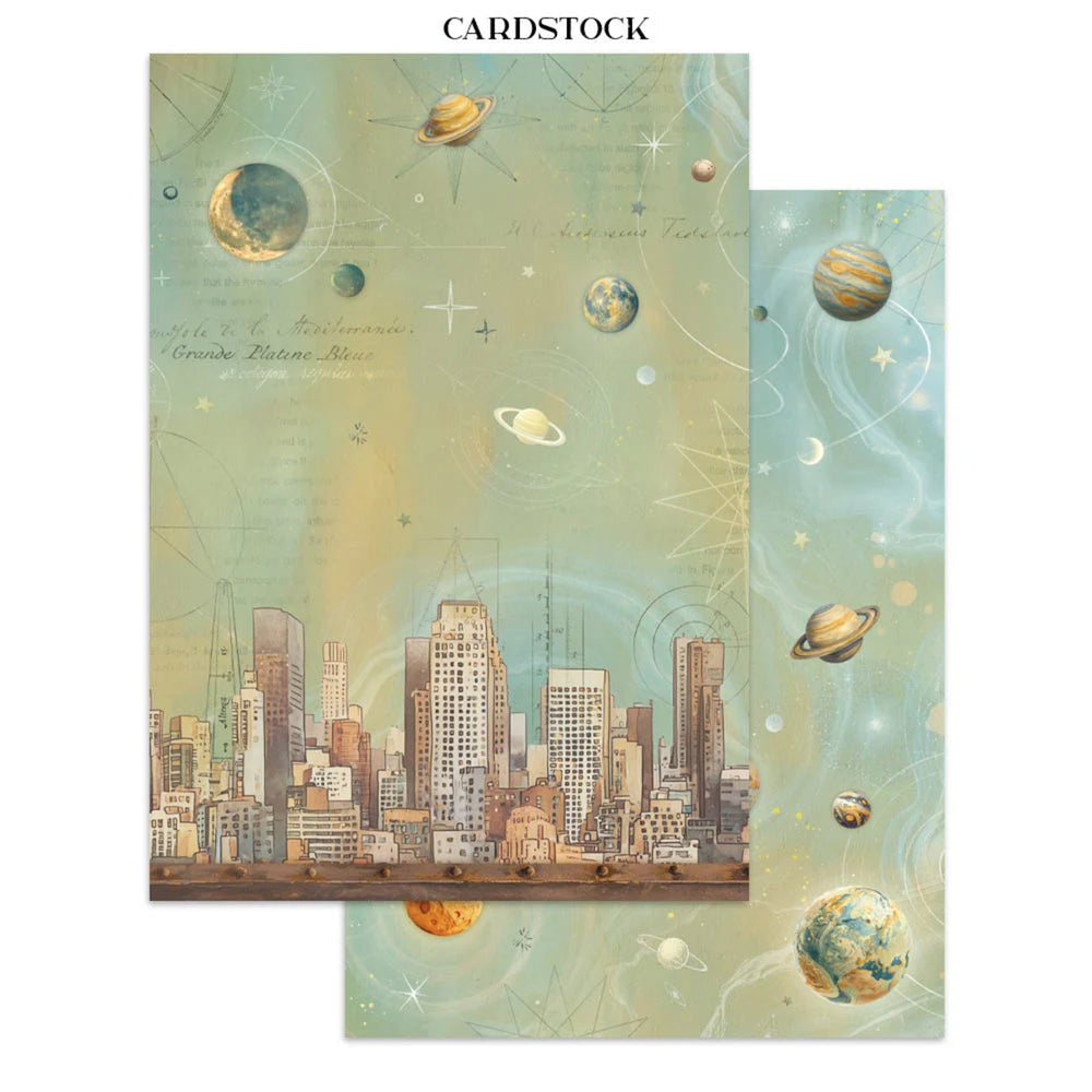 Stamperia Junk Journal Stickers, Cut-Outs & Backgrounds - A New Beginning