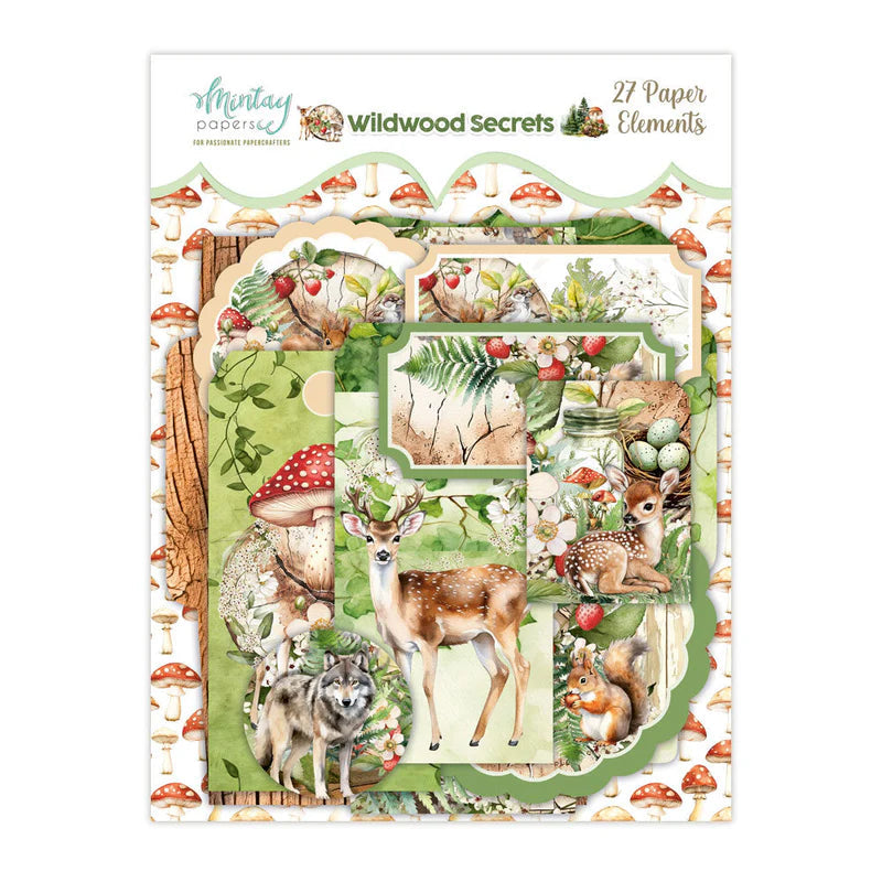 Mintay Wildwood Secrets 27 Paper Elements