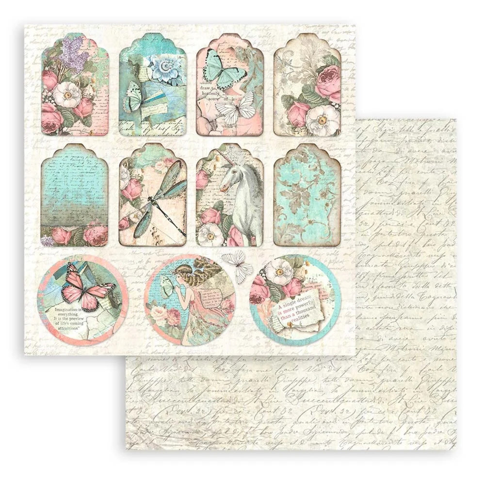 Stamperia Scrapbooking Pad 12" x 12" 10/pkg - Wonderland
