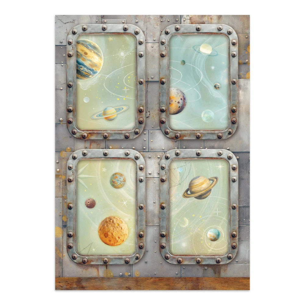 Stamperia Junk Journal Stickers, Cut-Outs & Backgrounds - A New Beginning