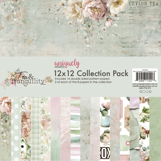 Tea & Tranquility 12x12 Collection Pack