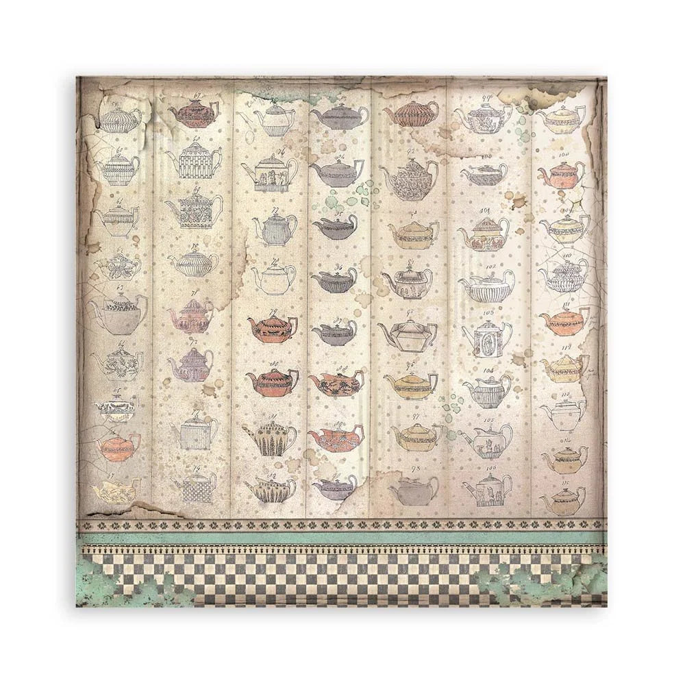 Stamperia - Alice Forever - Fabric - 4 Sheets - SBPLT12