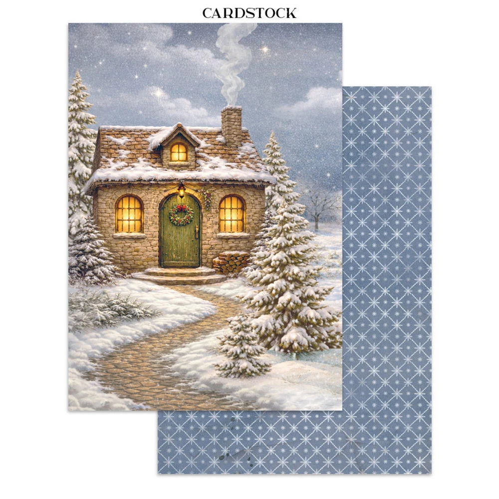Stamperia Printed Art Junk Journal: Stickers, Cut-Outs & Backgrounds for Art and Craft - Silent Night
