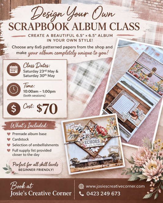 Create a Beautiful Scrapbook Album in Your Own Style