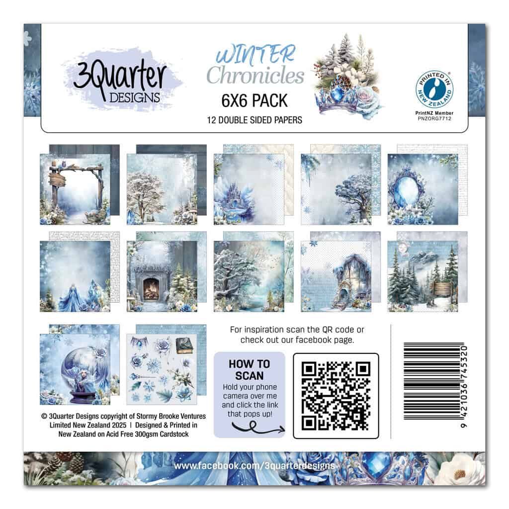3Quarter Designs - Winter Chronicles - 6x6 Pack