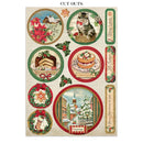 Stamperia Printed Art Junk Journal: Stickers, Cut-Outs & Backgrounds for Art and Craft - Christmas