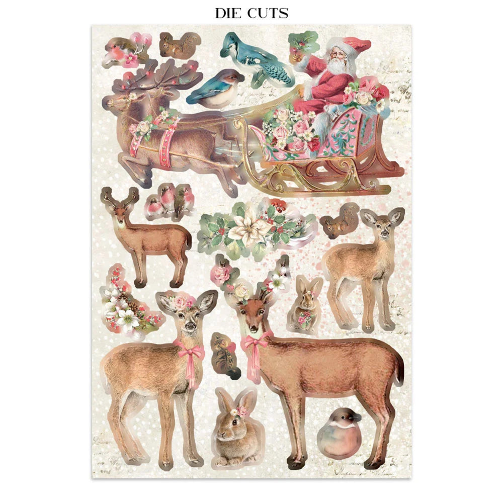 Stamperia Printed Art Junk Journal Focus Points for Art & Craft A5 - Winter Magic