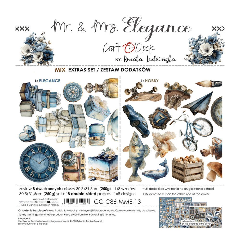 Craft O'Clock Mr. & Mrs. Elegance Extras Set - Mix