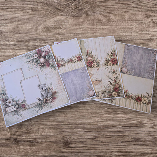 Digital Christmas paper 12x12, 4 pages (sent in 2 files)