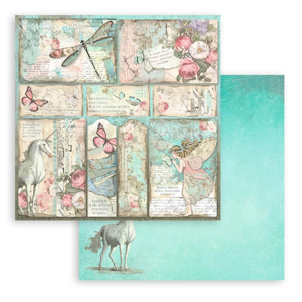 Stamperia Scrapbooking Pad 12" x 12" 10/pkg - Wonderland