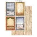 Stamperia Junk Journal Focus Points A5 Pad, Backgrounds & Cut-Outs - Silent Night