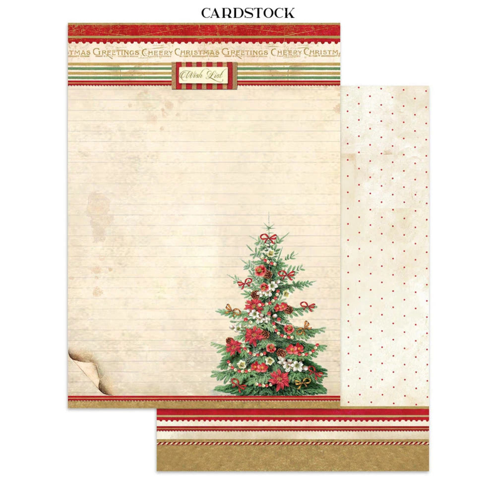 Stamperia Printed Art Junk Journal: Stickers, Cut-Outs & Backgrounds for Art and Craft - Christmas