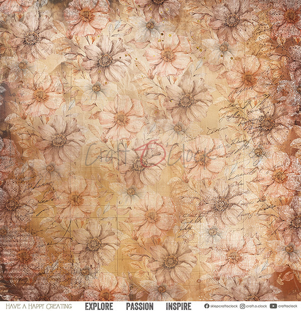 Craft O Clock - Vintage Sonata - 12 x 12 Paper Pack - 6 pages