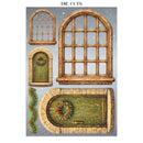 Stamperia Junk Journal Focus Points A5 Pad, Backgrounds & Cut-Outs - Silent Night