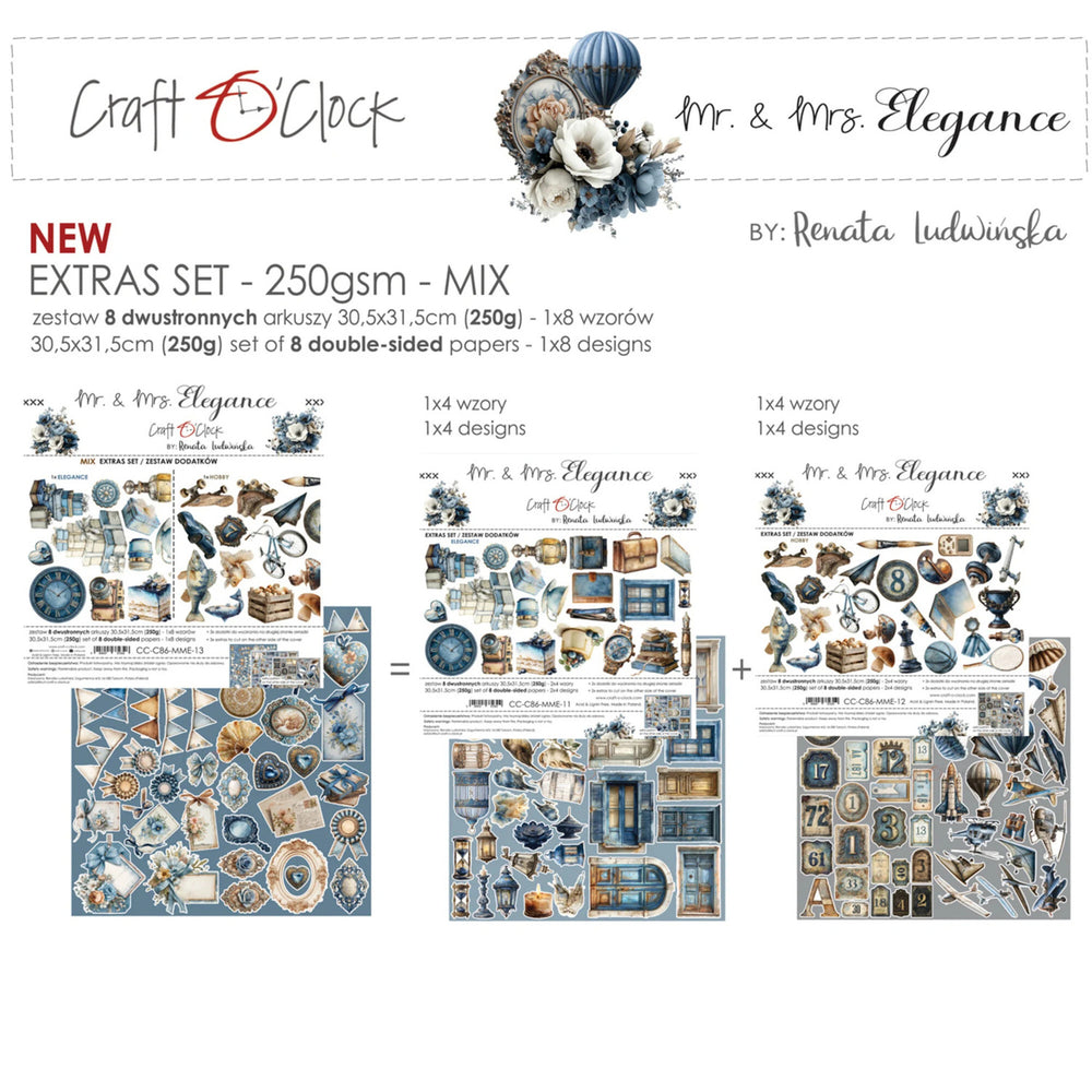 Craft O'Clock Mr. & Mrs. Elegance Extras Set - Mix